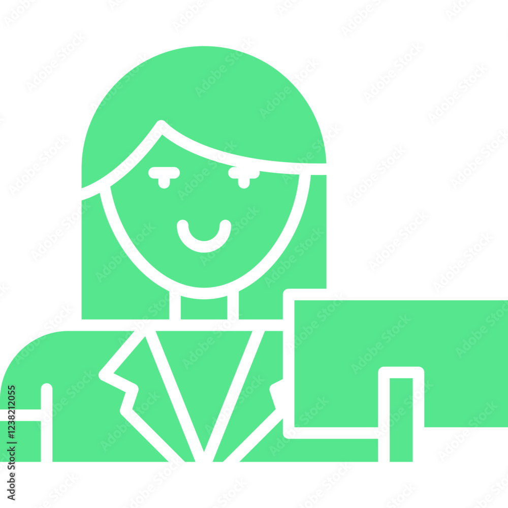 Cashier icon single vector illustration Cashier icon single vector illustration