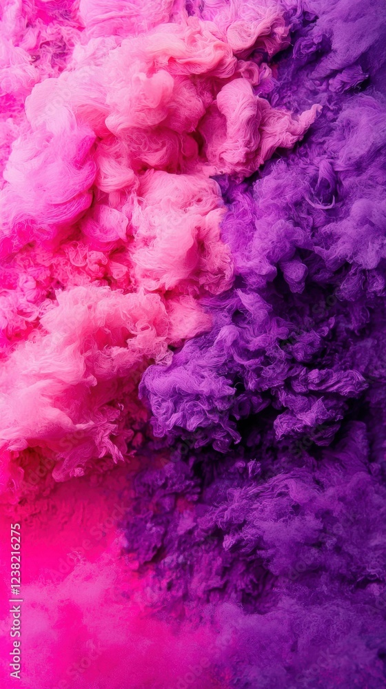Fototapeta premium Colorful Abstract Smoke Texture in Pink and Purple Hues