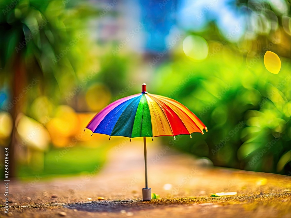 custom made wallpaper toronto digitalHigh-resolution tilt-shift PNG of a miniature, diecast umbrella; close-up detail, small-scale image perfect for projects.