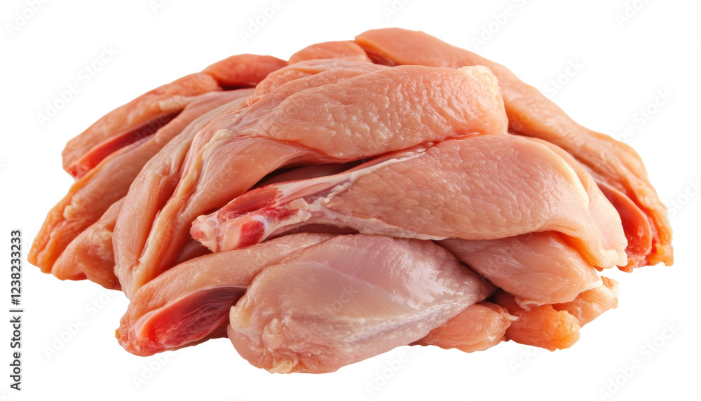 PNG Fresh chicken pieces ready for cooking preparation PNG Fresh chicken pieces ready for cooking preparation