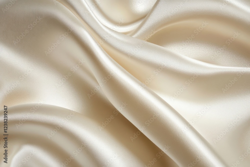 Naklejka premium Elegant ivory cream paper with a soft texture perfect for luxury stationery and upscale decor accents in sophisticated settings. Ideal for weddings and premium branding projects
