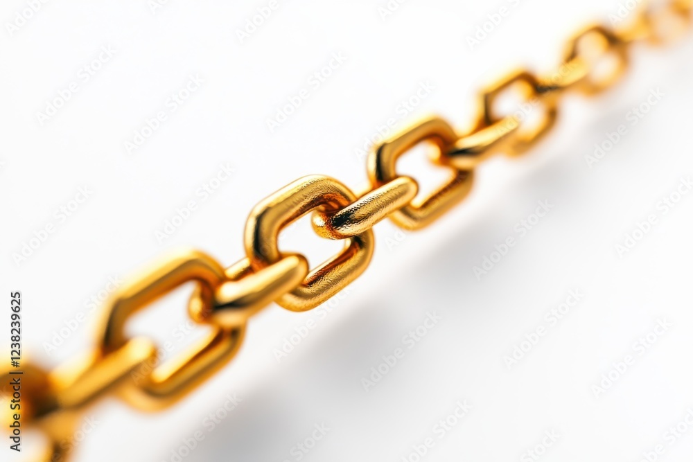 Fototapeta premium Blockchain innovation depicting secure property ownership on a minimalist white background for tech enthusiasts and investors looking for illustrative visuals