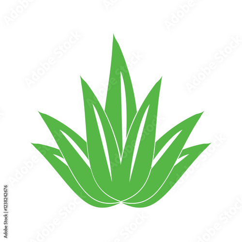 aloe vera logo and vector template