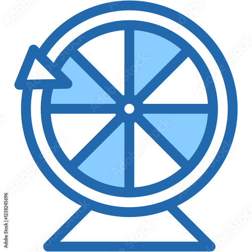 Vector Icon Lucky Draw, Casino, Luck, Game, Lottery Game, Gambling