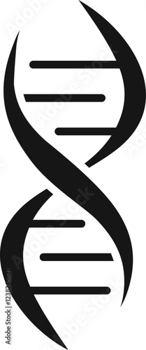 DNA double helix rotating and forming a dynamic spiral structure, illustrating the complexities of genetic code, inheritance patterns, and advancements in biological research