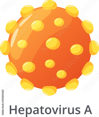 Hepatitis A virus causing inflammation of the liver, showing symptoms like fever, jaundice, and abdominal pain, requiring medical attention and preventive measures like vaccination
