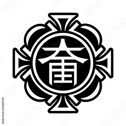 Spirt symbol icon in solid style