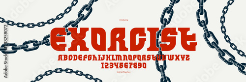 Classic style serif vector ...