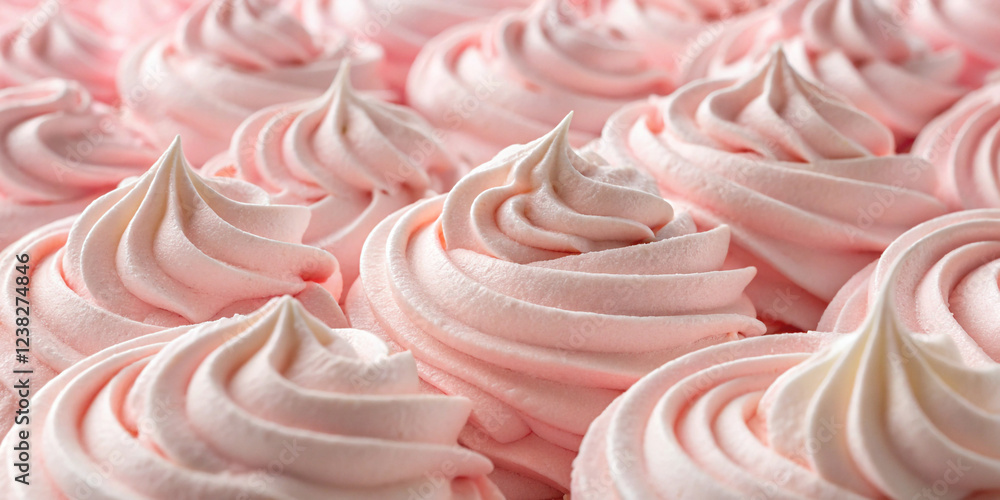 A Top View of Pink Whipped Cream Texture Background, Ideal for Culinary Designs A Top View of Pink Whipped Cream Texture Background, Ideal for Culinary Designs