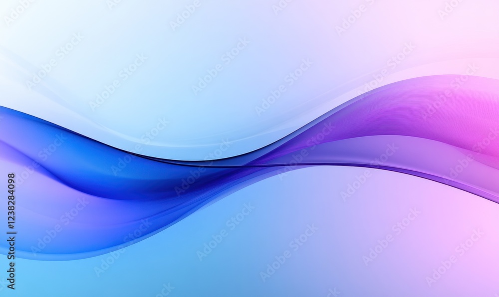 Obraz premium Abstract blue purple wave background.