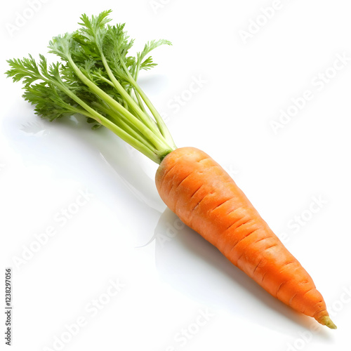 carrot on white background