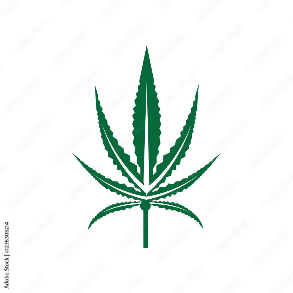 cannabis leaf symbol and icon cannabis leaf symbol and icon