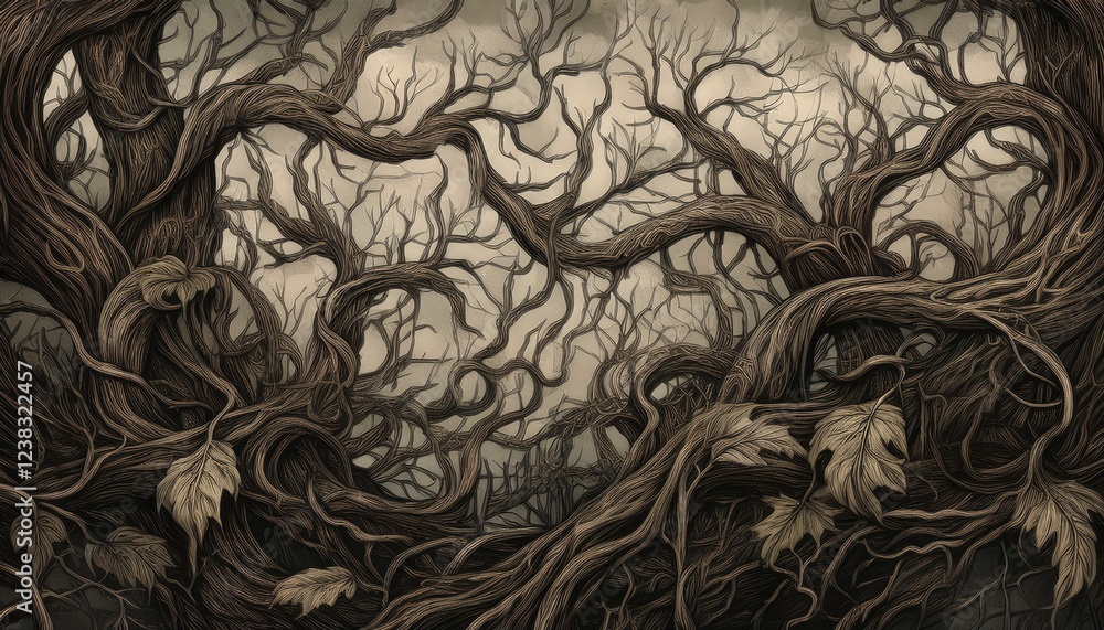 seamless scary looking vines and tree branches wallpaper background graphic resource seamless scary looking vines and tree branches wallpaper background graphic resource