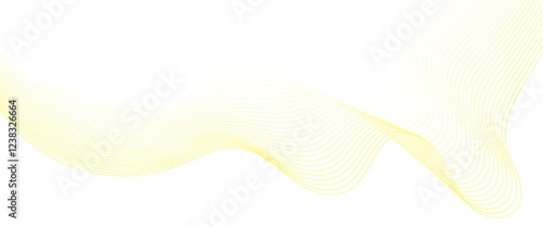 Abstract background with green wavy lines. 