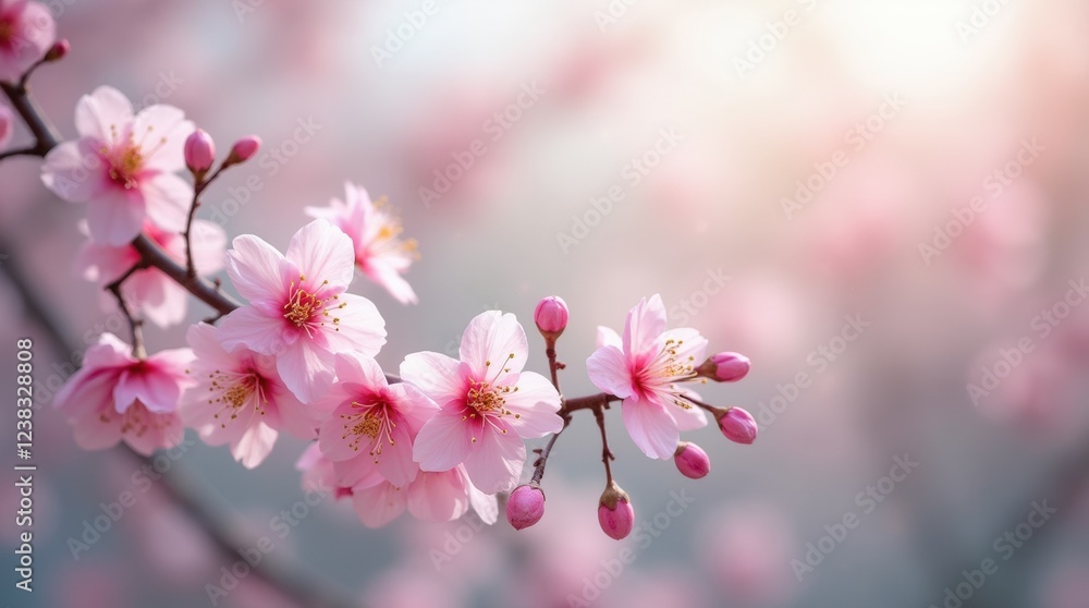 Delicate plum blossoms Delicate plum blossoms