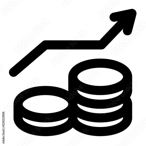 profit icon for illustration