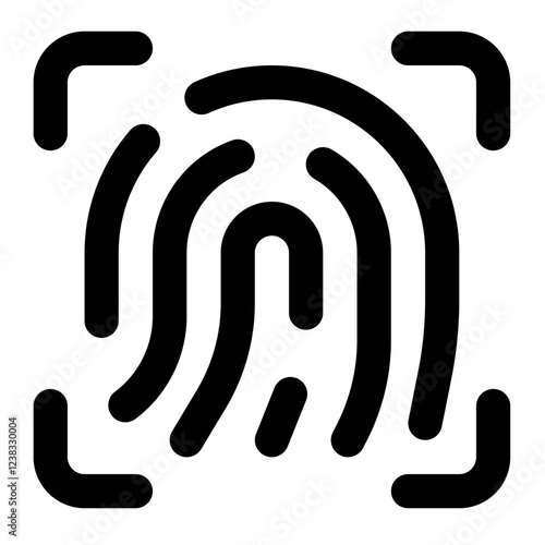 biometric icon for illustration