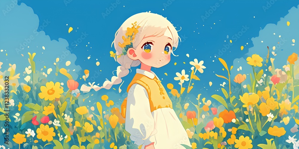 Children drawing illustration design Children drawing illustration design