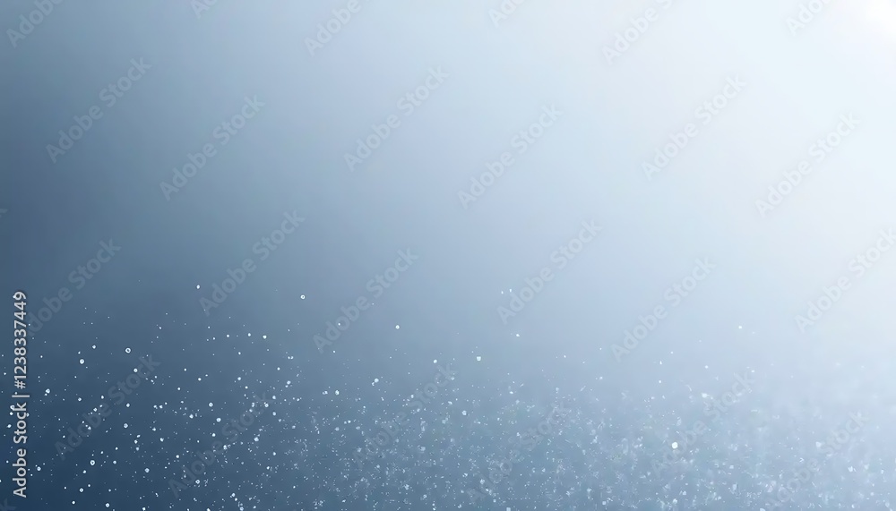 Obraz premium Abstract Blue Background With Floating Particles