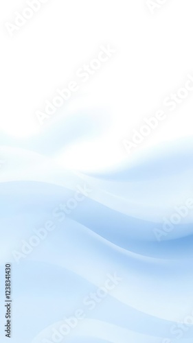Subtle light blue and white abstract background resembling calming waves, peaceful, white