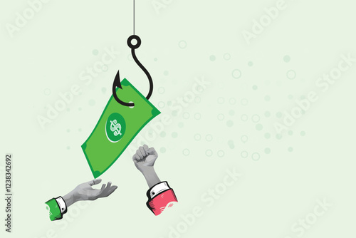 Money Bait Financial Fraud, Investment Scam, Hooked Investors
