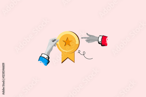 Award Ceremony Competition, Achievement, Recognition, Prize, Success, Gold Medal, Star, Winner