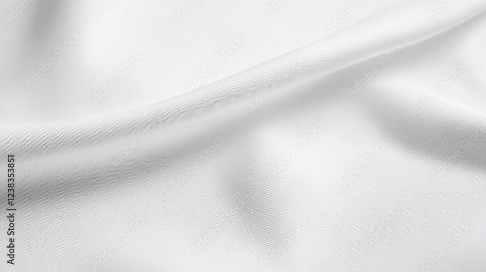 Fototapeta premium The smooth surface of a white sheet of paper serves as a background.