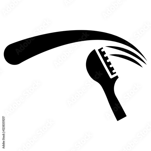 눈썹 다듬기 칼 아이콘