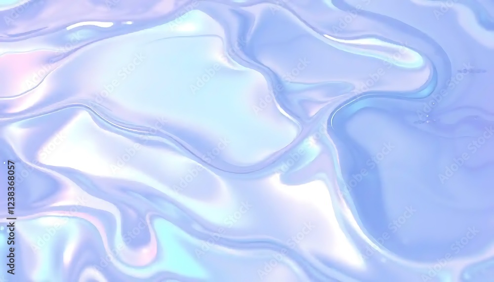 Fototapeta premium Abstract Iridescent Pastel Swirls Background