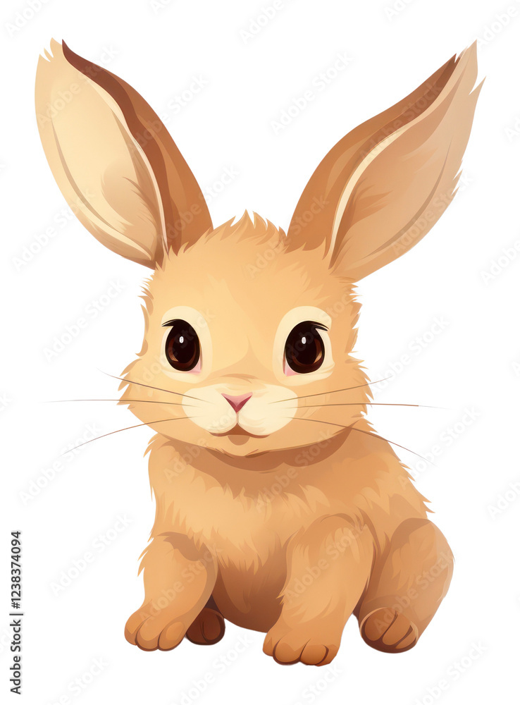 Obraz premium PNG Cute animals mammal rabbit pet.