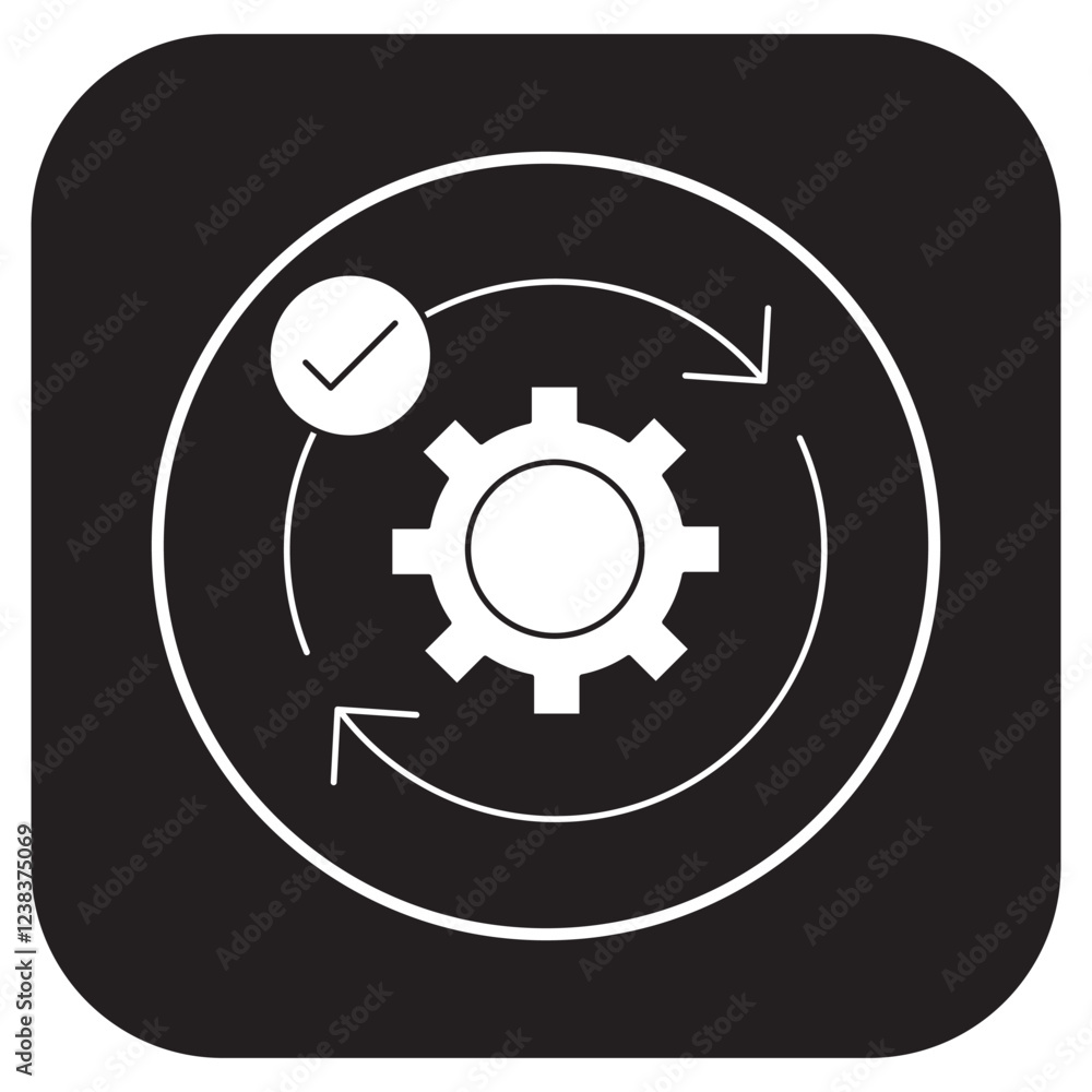Automation Icon, Revolutionizing Efficiency The Power of Automation, The Future of Work How Automation Transforms Industries, vector Automation Icon, Revolutionizing Efficiency The Power of Automation, The Future of Work How Automation Transforms Industries, vector