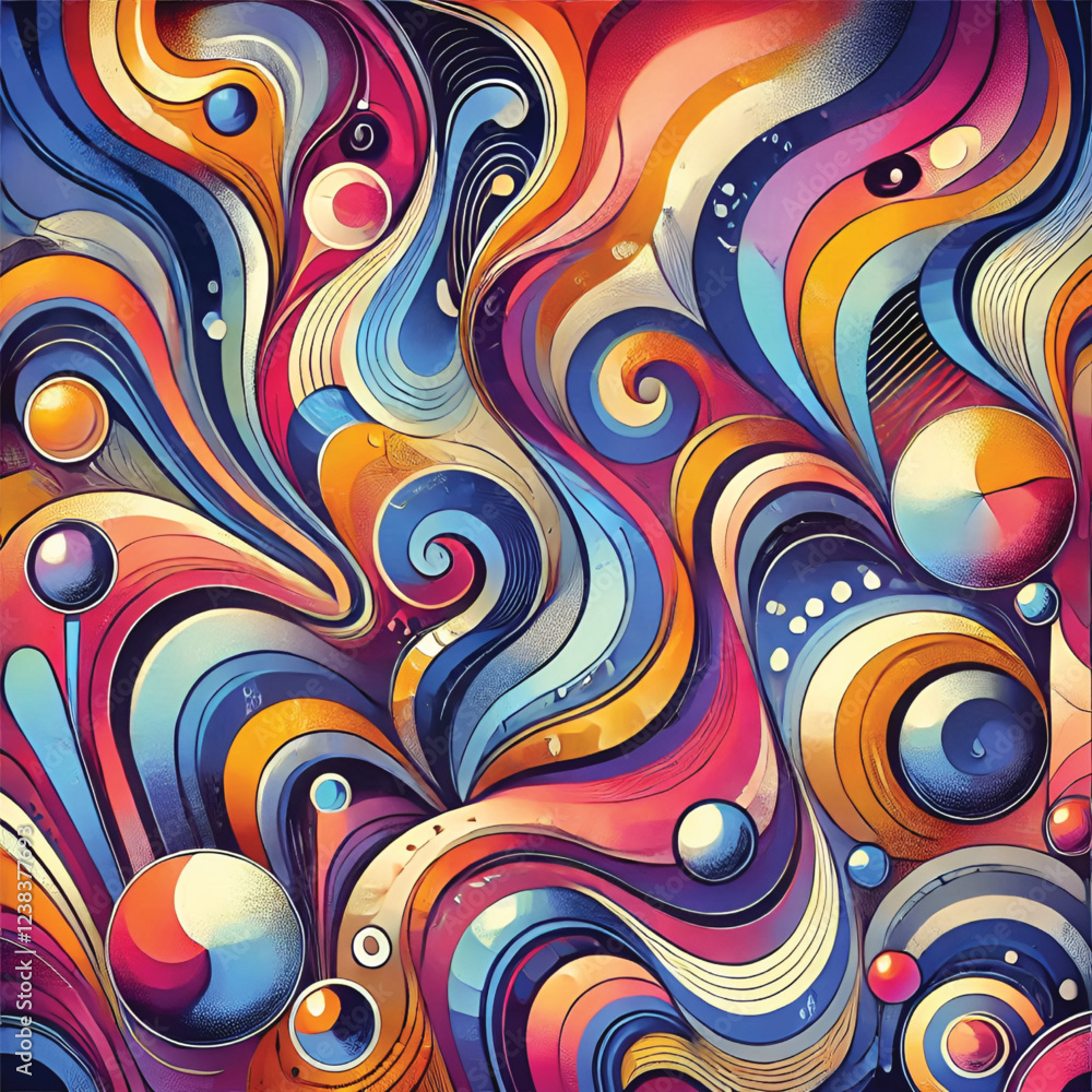 Vibrant Abstract Designs_ Bold colors and fluid shapes 1 Vibrant Abstract Designs_ Bold colors and fluid shapes 1