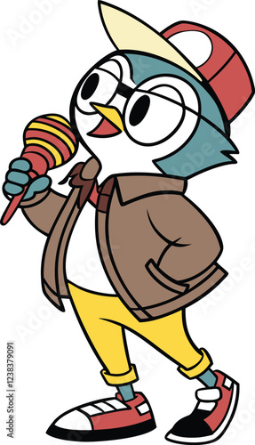 A tootsie pop owl modern version