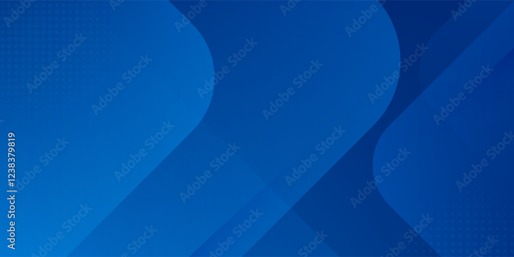 Abstract blue background with glowing geometric lines. Modern blue gradient square shape design. Futuristic technology concept. Suit for brochure  corporate  website  poster  banner  cover modern
