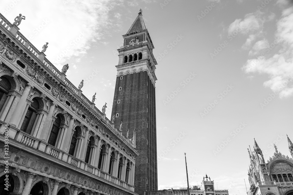 Fototapeta premium St Mark's Campanile in Venice, Italy