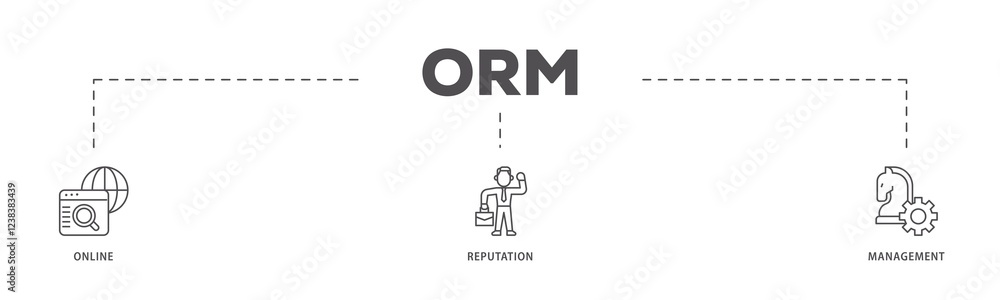 ORM infographic icons flow process which consists of internet, browser, winner, trust, favorite, and business icon live stroke and easy to edit . ORM infographic icons flow process which consists of internet, browser, winner, trust, favorite, and business icon live stroke and easy to edit .