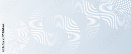 Premium background design with white line pattern White geometric abstract background