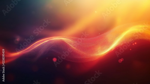 Wallpaper Mural Warm Waves of Color Dance in Twilight Hues Torontodigital.ca