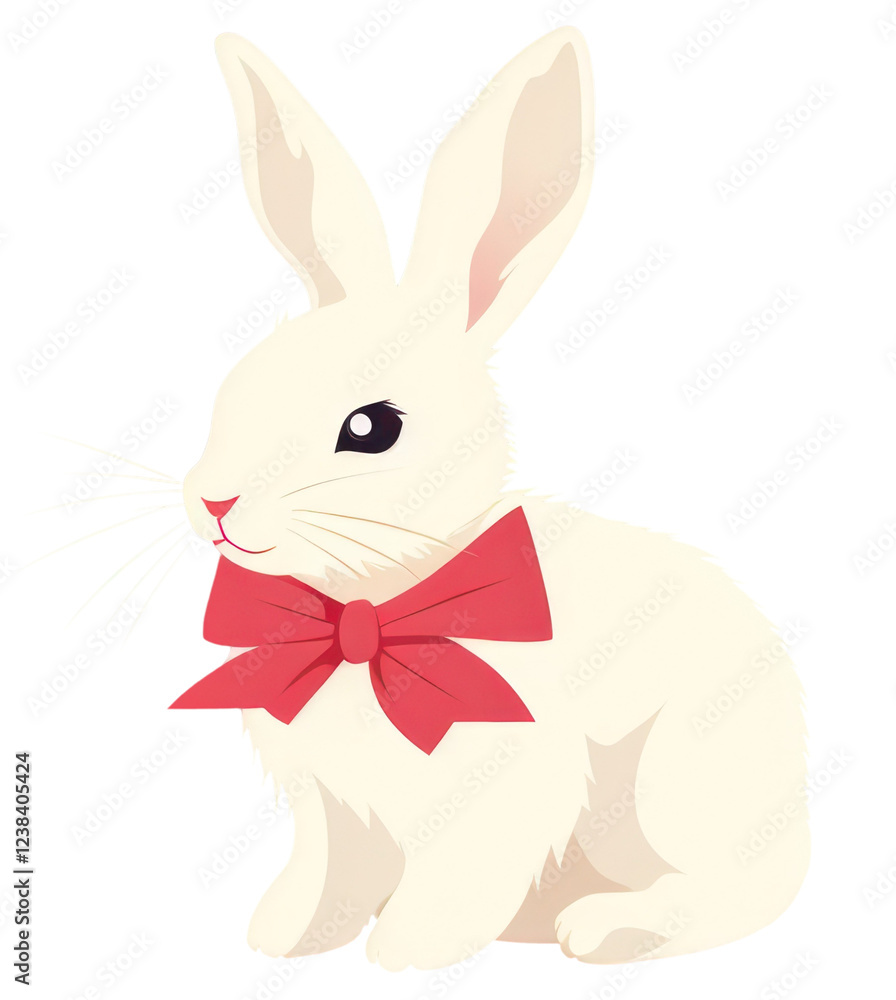 Fototapeta premium PNG White rabbit animal rodent mammal.