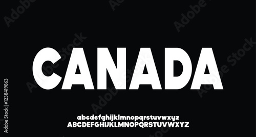 Modern Bold Font and Heavy Font. Typography urban style alphabet fonts for fashion, sport, technology, digital, movie, logo design, vector illustration
