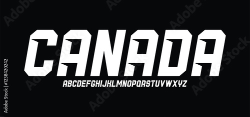 Sports digital modern alphabet fonts. Typography technology electronic dance music future creative font. vector illustration
