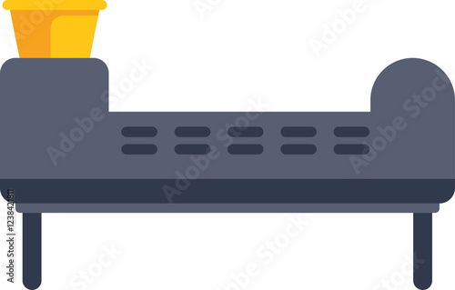 Airport conveyor belt transporting a single suitcase to baggage claim at arrivals