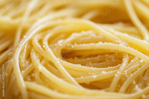 Spaghetti pasta, closeup, healthy food, background
