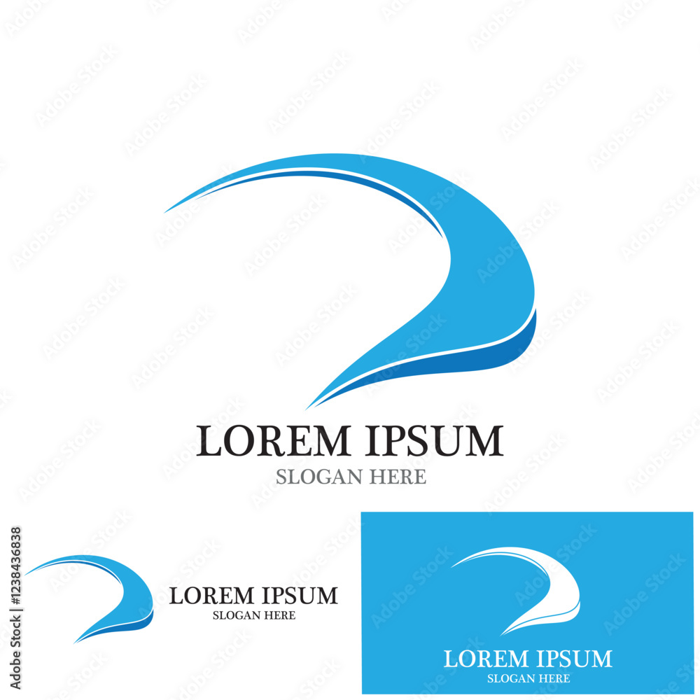 water wave icon vector illustration template design water wave icon vector illustration template design