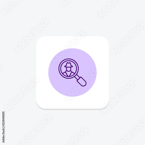 Inspector Scope pentaglow, vector, pixel perfect, illustrator file