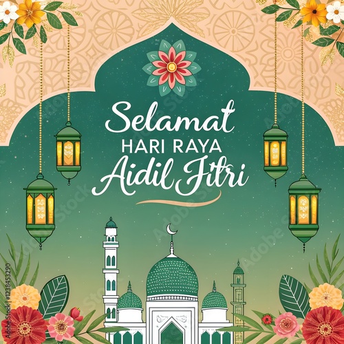 Selamat Hari Raya Aidilfitri design
