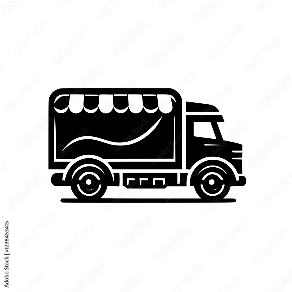 Food Truck Design: A Vector Illustration of a Mobile Kitchen, Perfect for Catering and Delivery Services. Ideal for Restaurant Branding and Marketing. Food Truck Design: A Vector Illustration of a Mobile Kitchen, Perfect for Catering and Delivery Services. Ideal for Restaurant Branding and Marketing.