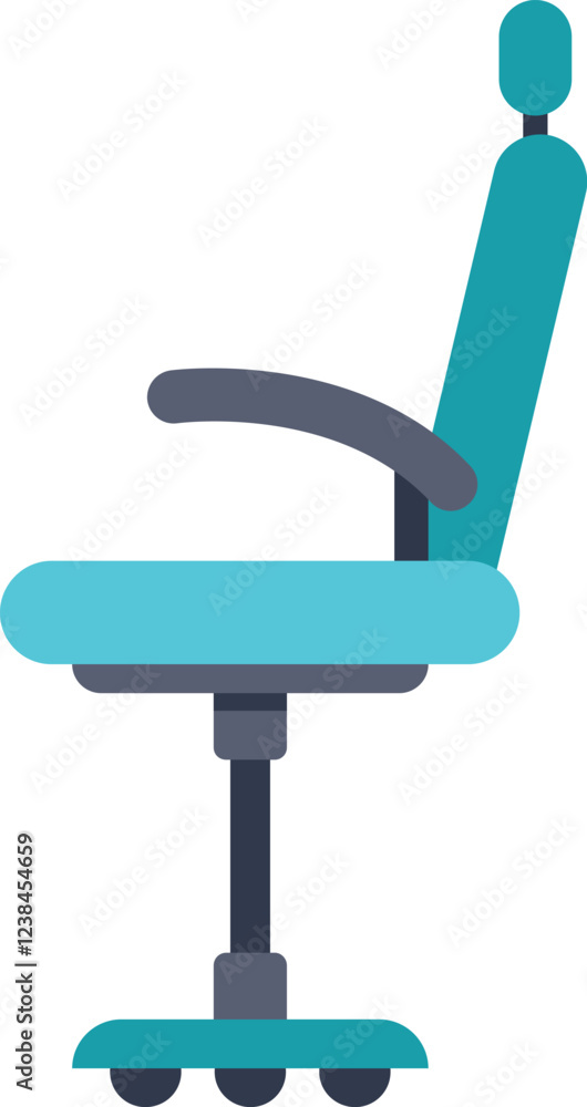 Comfortable office chair promoting productivity and ergonomics in workspace Comfortable office chair promoting productivity and ergonomics in workspace
