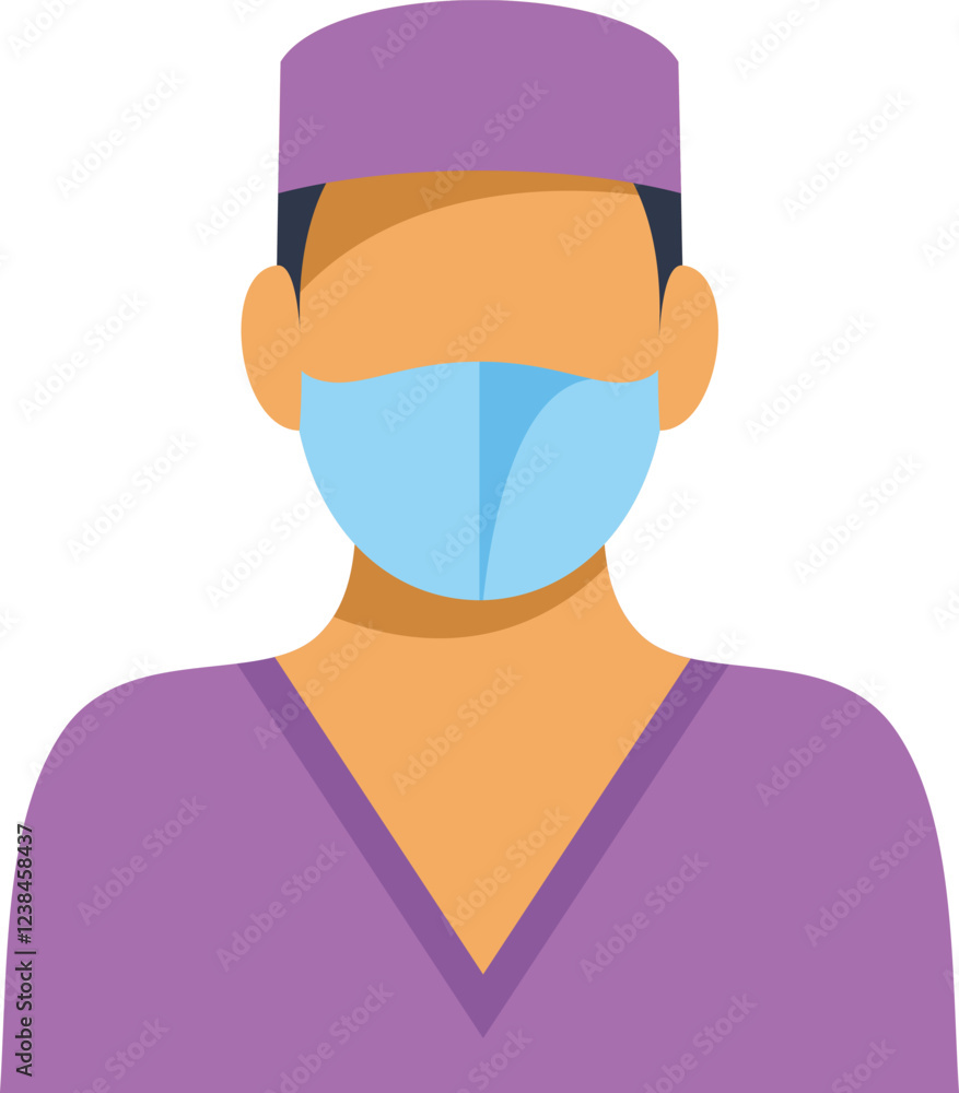 Medical staff member is using protective equipment to avoid coronavirus contagion Medical staff member is using protective equipment to avoid coronavirus contagion
