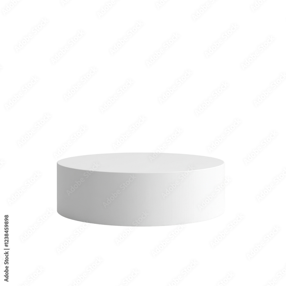 Minimalist Round Display Pedestal for Product Presentation and Styling Minimalist Round Display Pedestal for Product Presentation and Styling